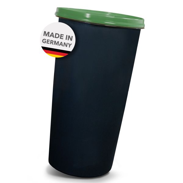 Gelber Sack Ständer anthrazit mit Deckel grün Müllständer Mülleimer 60 L