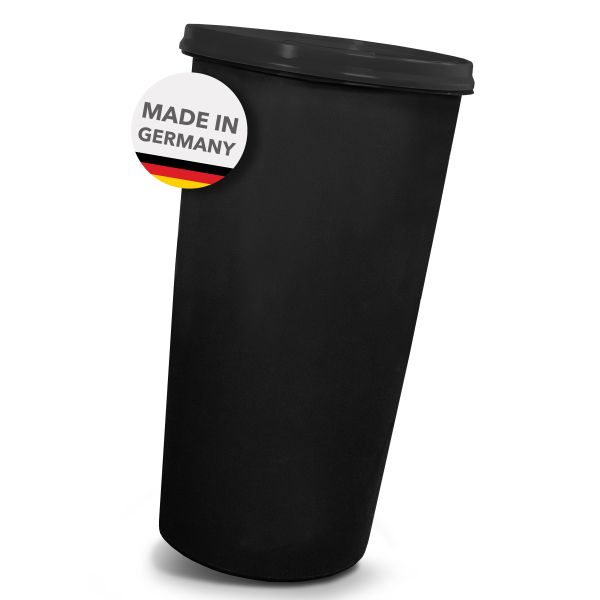 Gelber Sack Ständer anthrazit mit Deckel anthrazit Müllständer Mülleimer 60 L